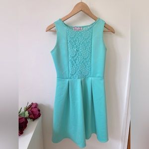 Cute Turquoise Girls Dress
